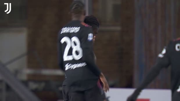 Rabiot's assist for Moise Kean